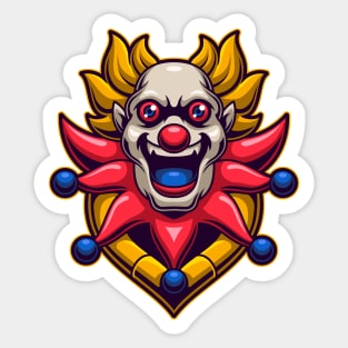 Clown Sticker